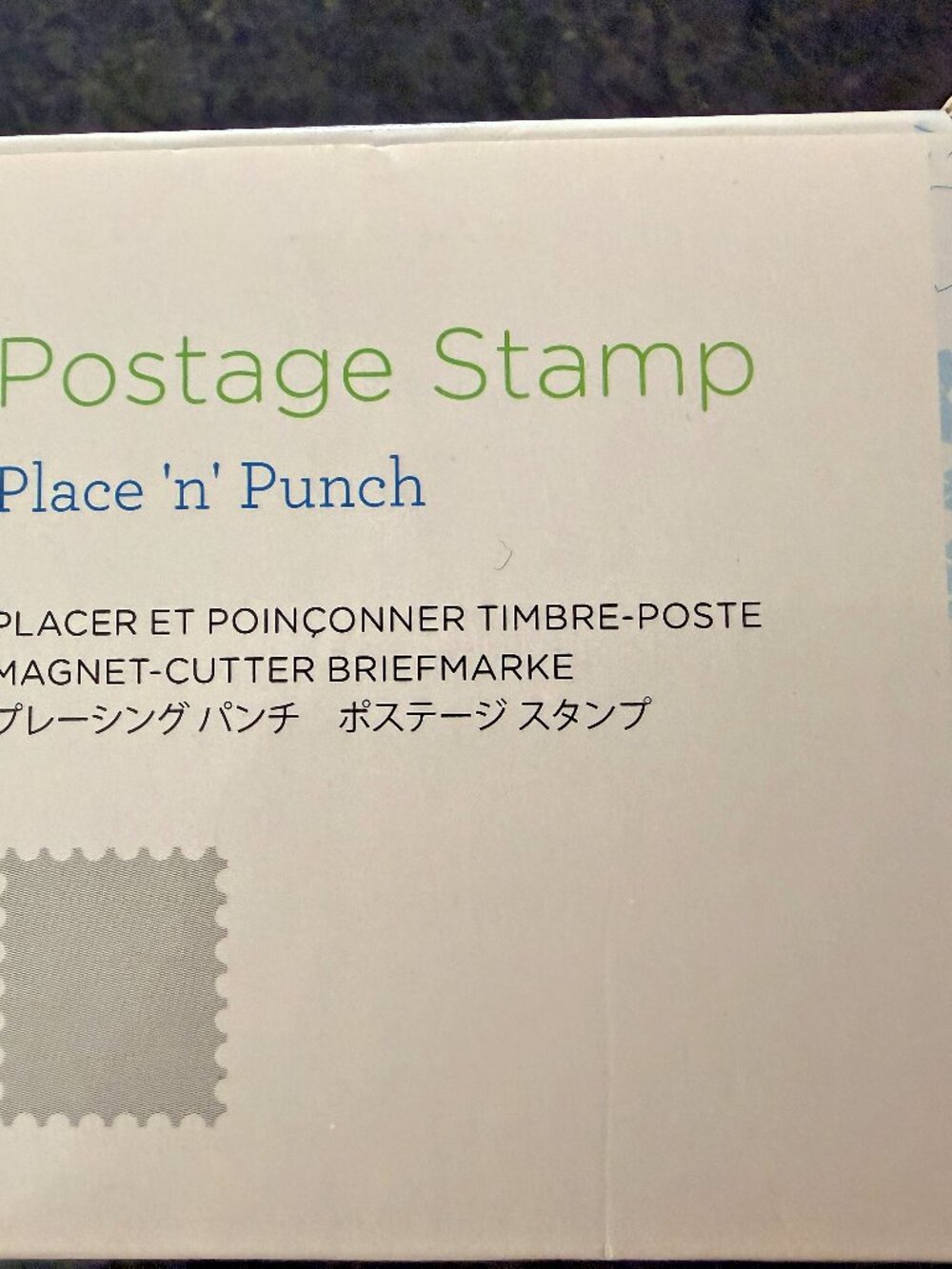 Creative Memories Postage Stamp Place 'n' Punch